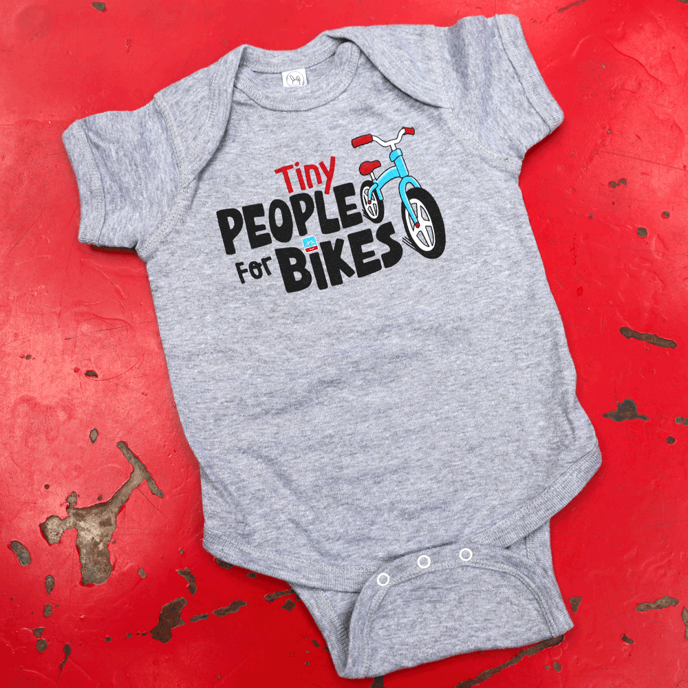 PeopleForBikes infant onesie